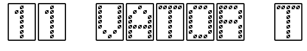 11 Vator TFB font preview